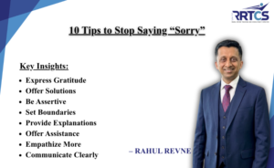 10 Tips to stop saying sorry