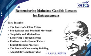 Remembering Mahatma Gandhi Lessons for Entrepreneur