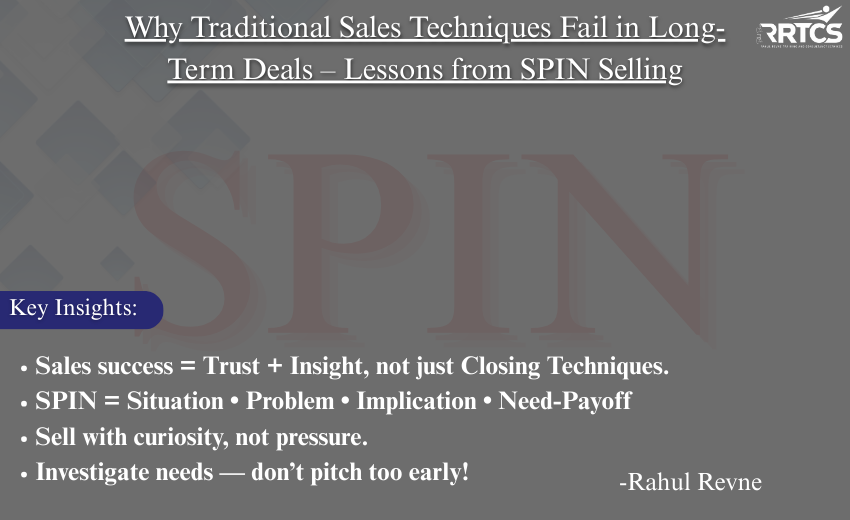 Rethinking Sales: My Biggest Takeaway from Chapter 1 of SPIN Selling