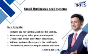 Small Businesses need systems